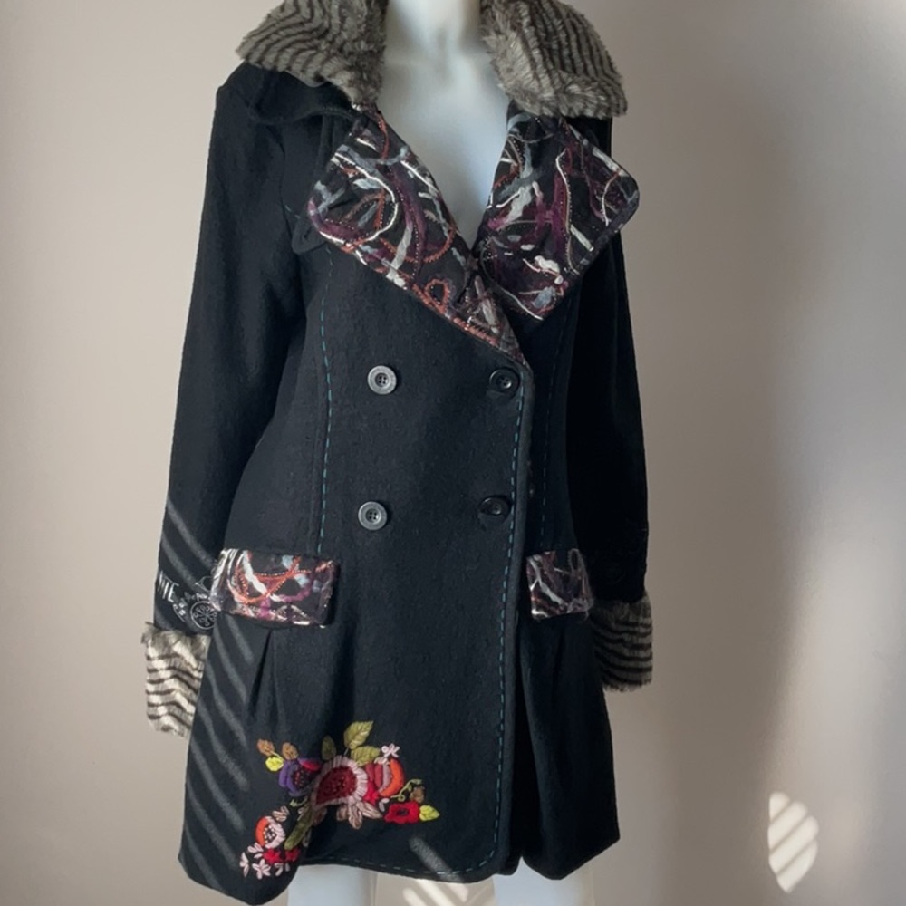 Desigual Dream The Future Coat - Picture 4 of 16